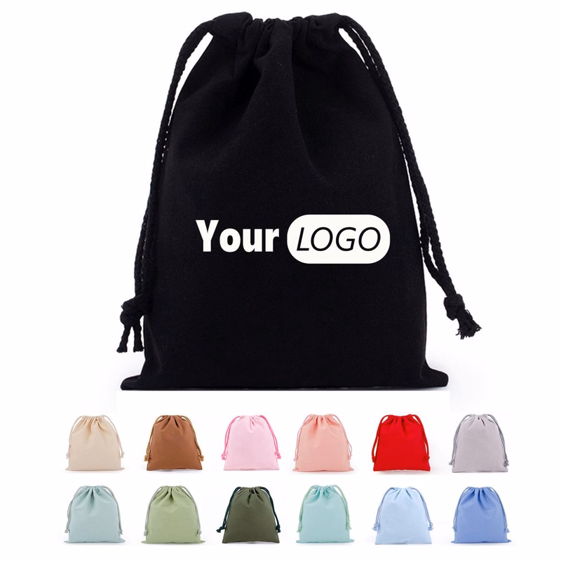 Drawstring Cotton Cloth Storage Bag