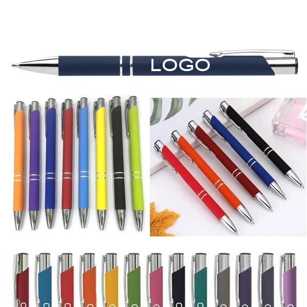 Promotional Softy Rubber Gel Paragon Metal Pen 1
