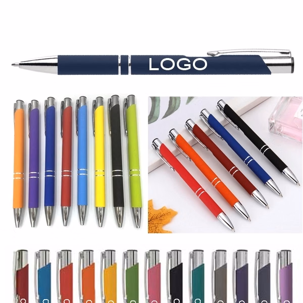 Promotional Softy Rubber Gel Paragon Metal Pen