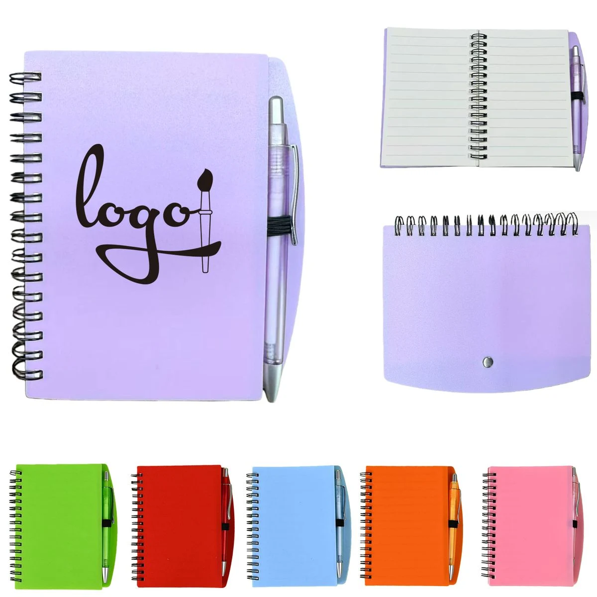A6 Spiral Notebook With Pen 1