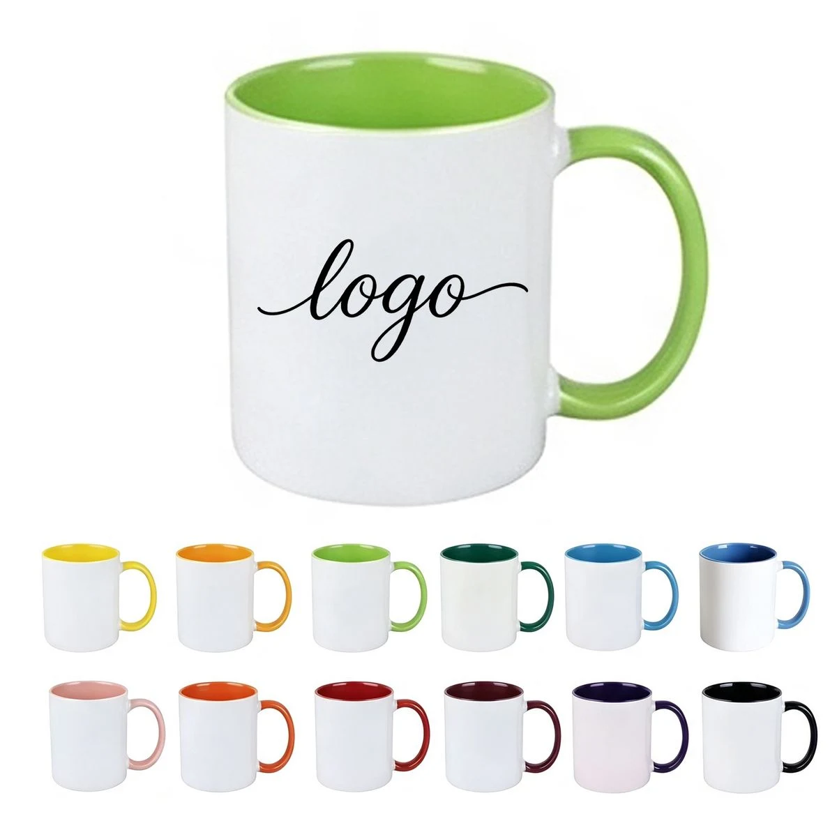 11 OZ Ceramic Mug with Handle MOQ 50 PCS 1