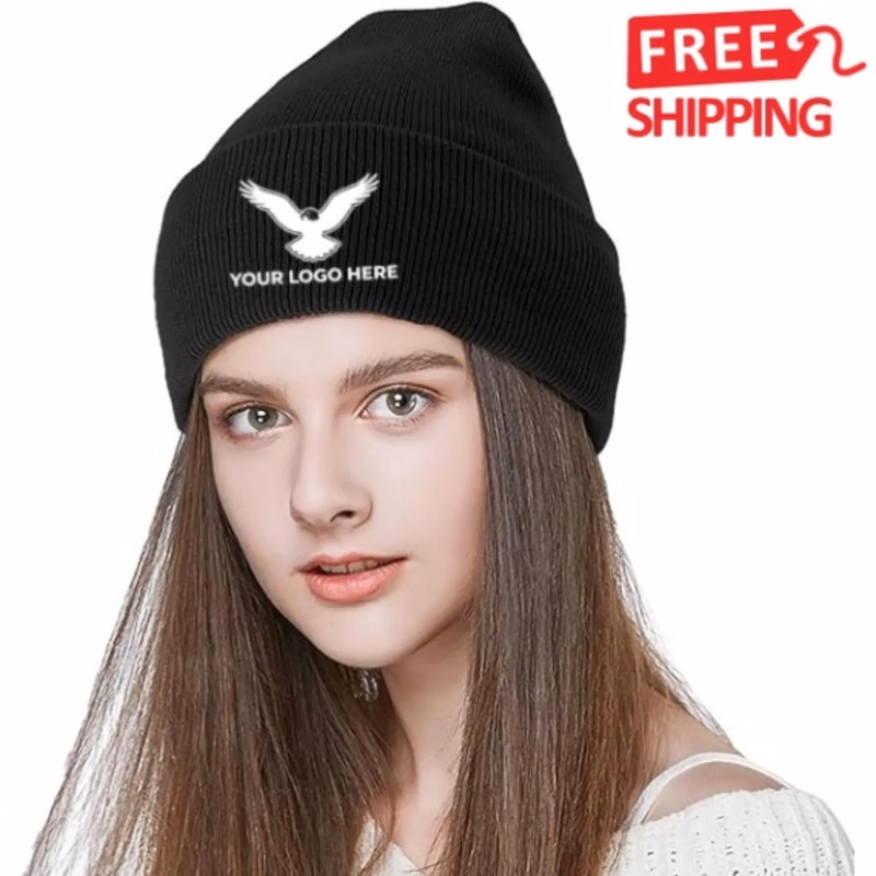 Acrylic Knit Winter Beanie Hat