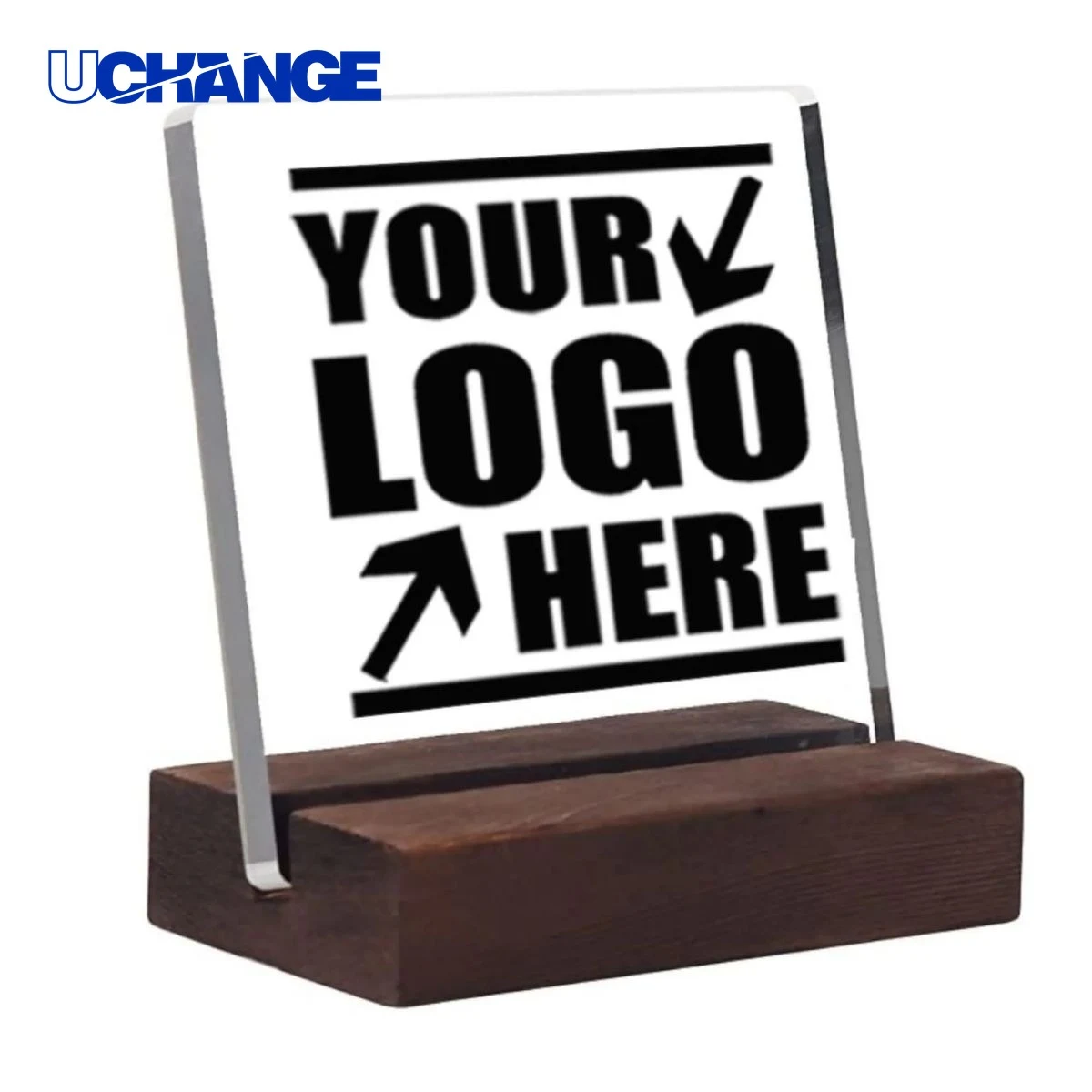 Clear Desk Decorative Acrylic Sign 1