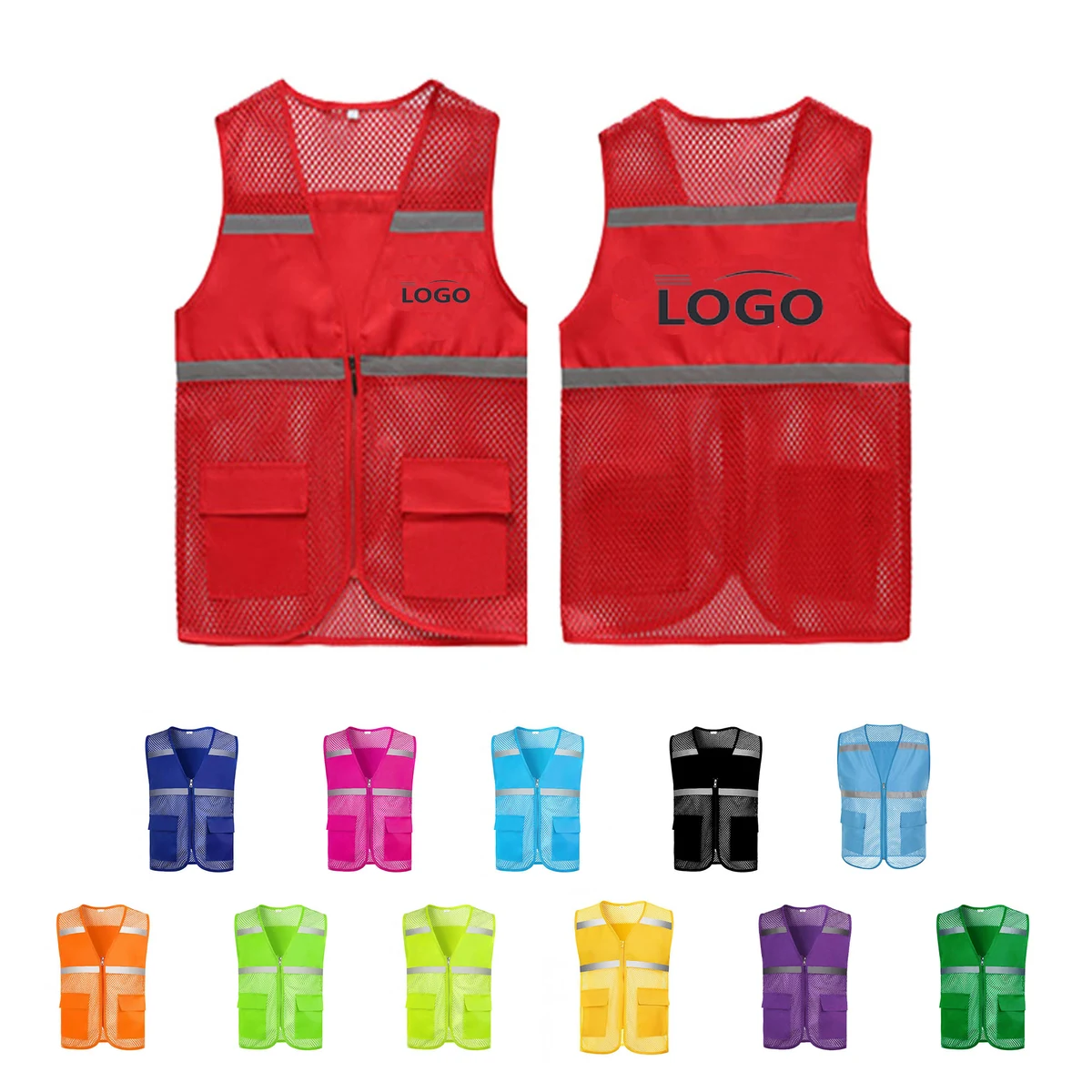 Mesh Reflective Safety Vest 1