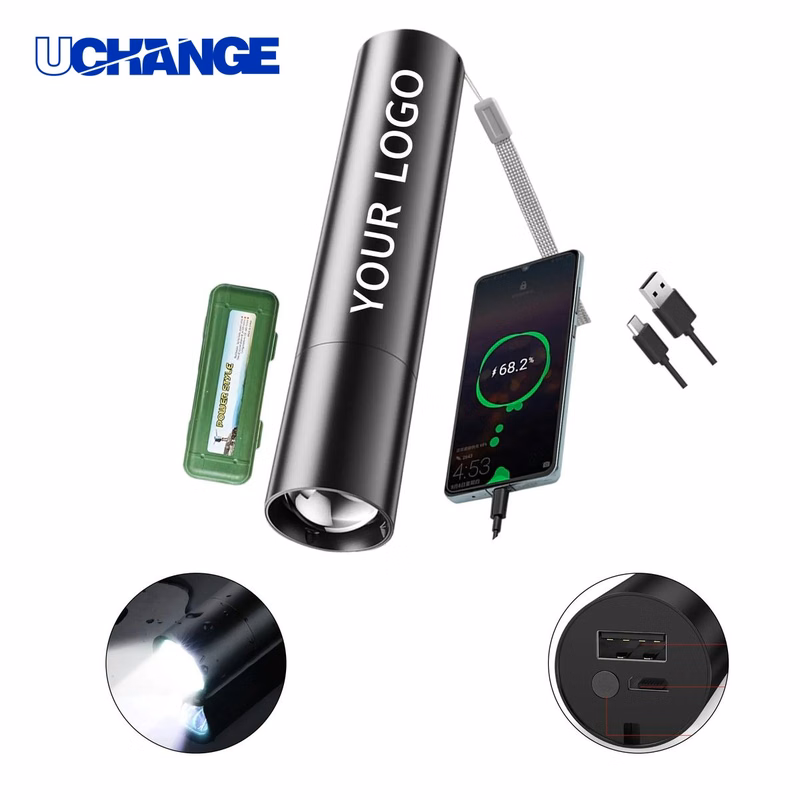 2 In 1 Flashlight and Charger Tool