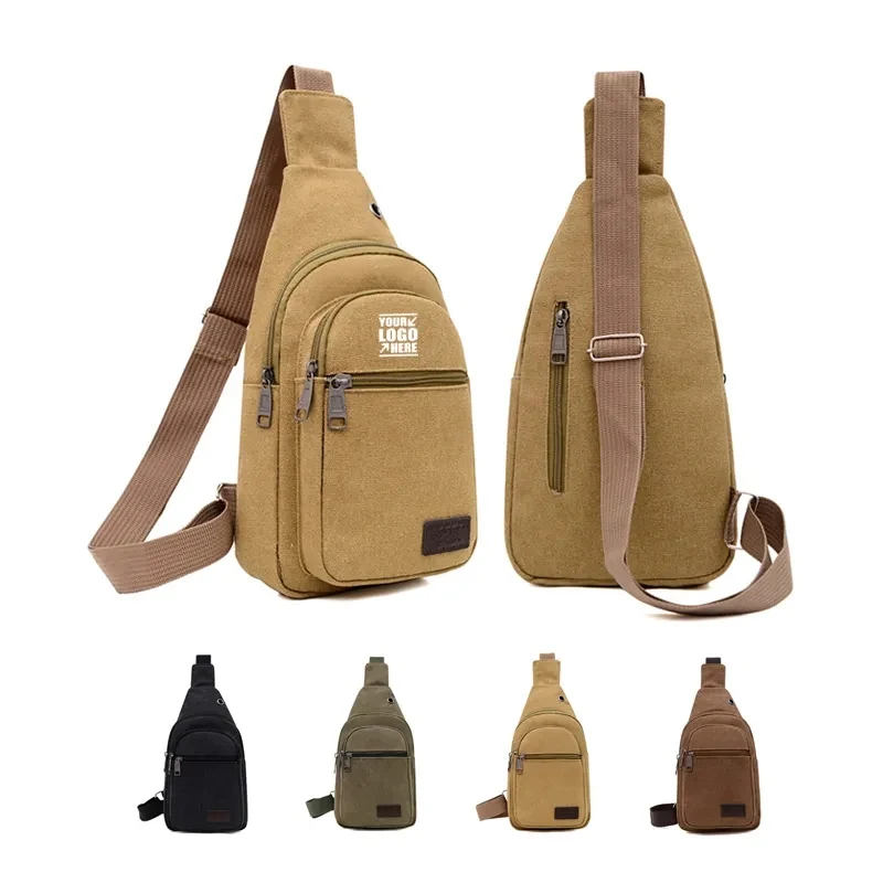 Canvas Men's Chest Bag 1