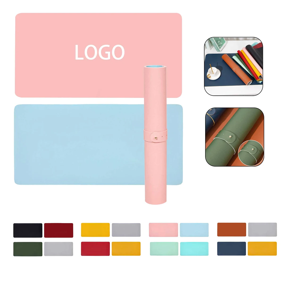 Non - Slip PU Desk Mouse Pad 1