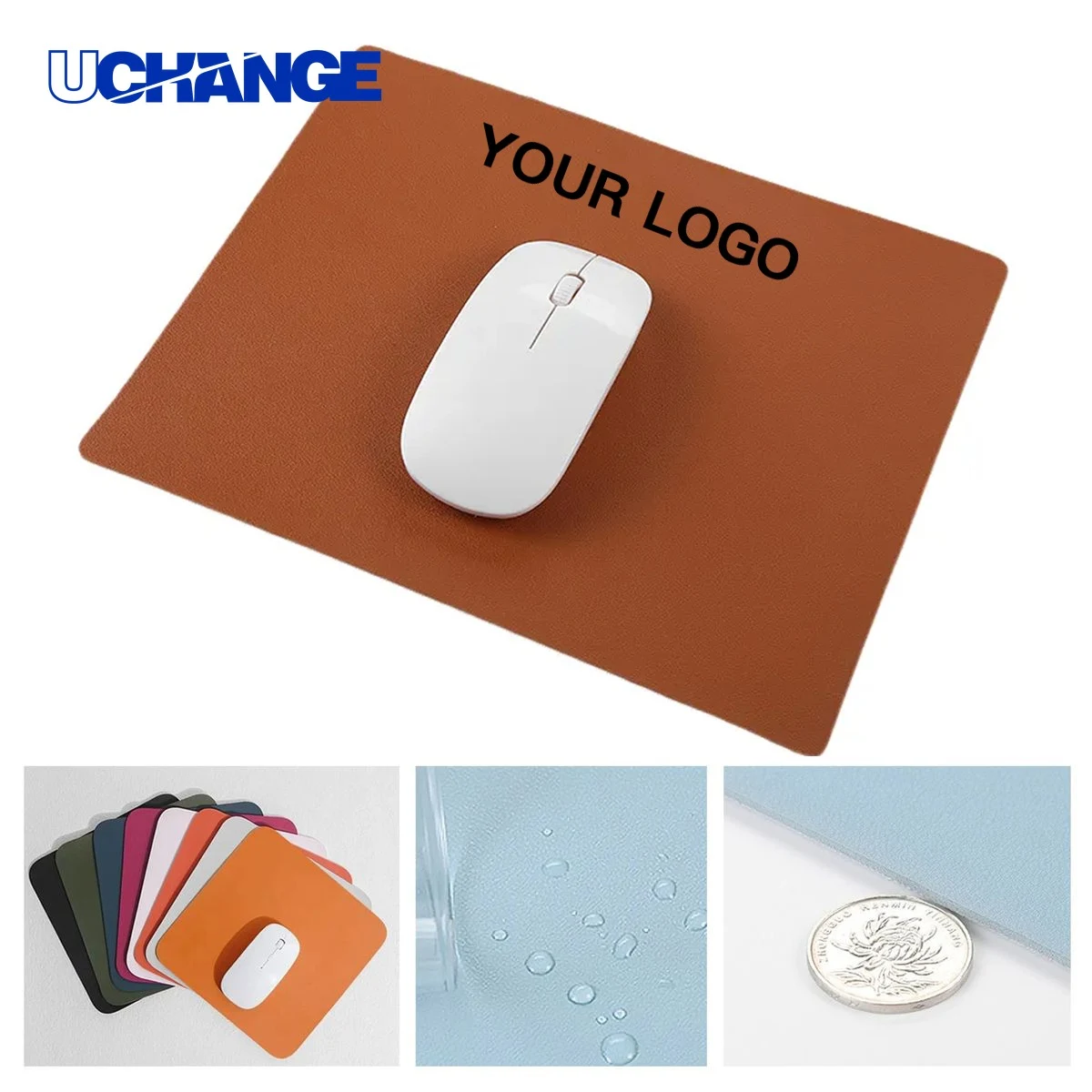 Leather Mouse Pad Desk Mat with Smooth Surface 1