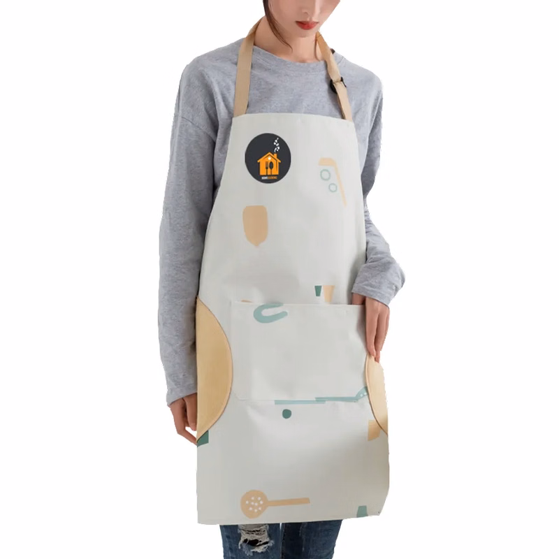 Striped Three-Piece Apron