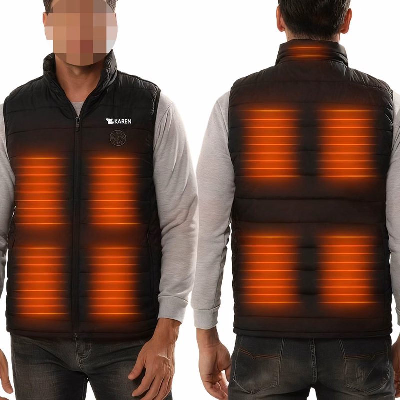 Winter V-Neck Heated Vest