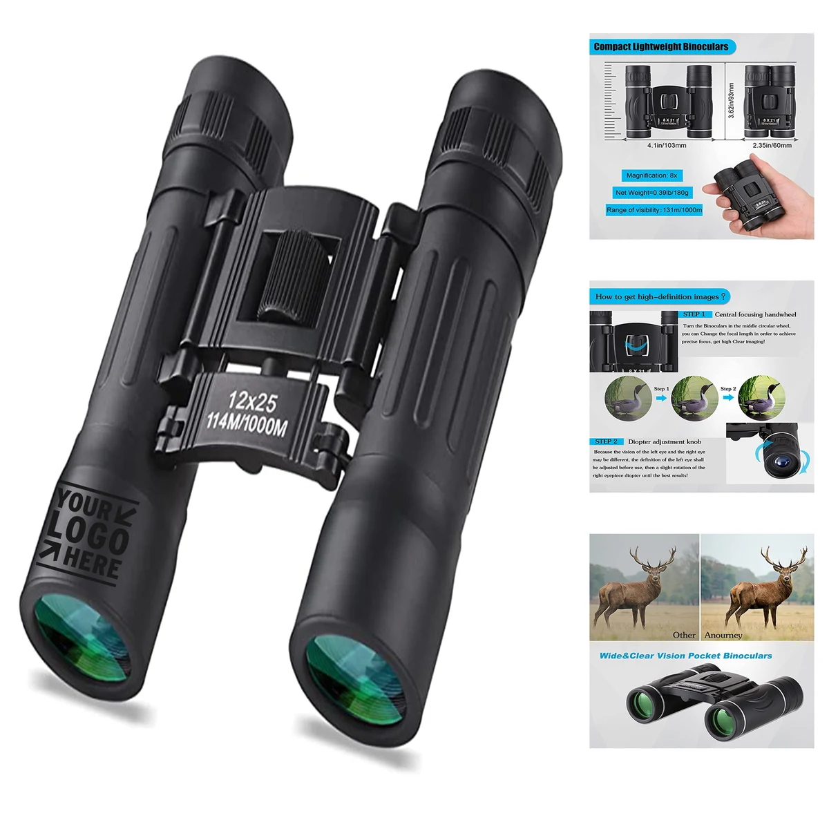 Mini Compact Pocket Binoculars 1
