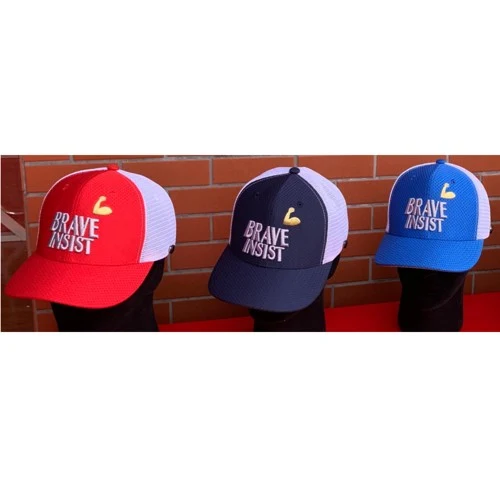 Premium Bee Eye Mesh Back Baseball Cap w/Front Embroidery 1