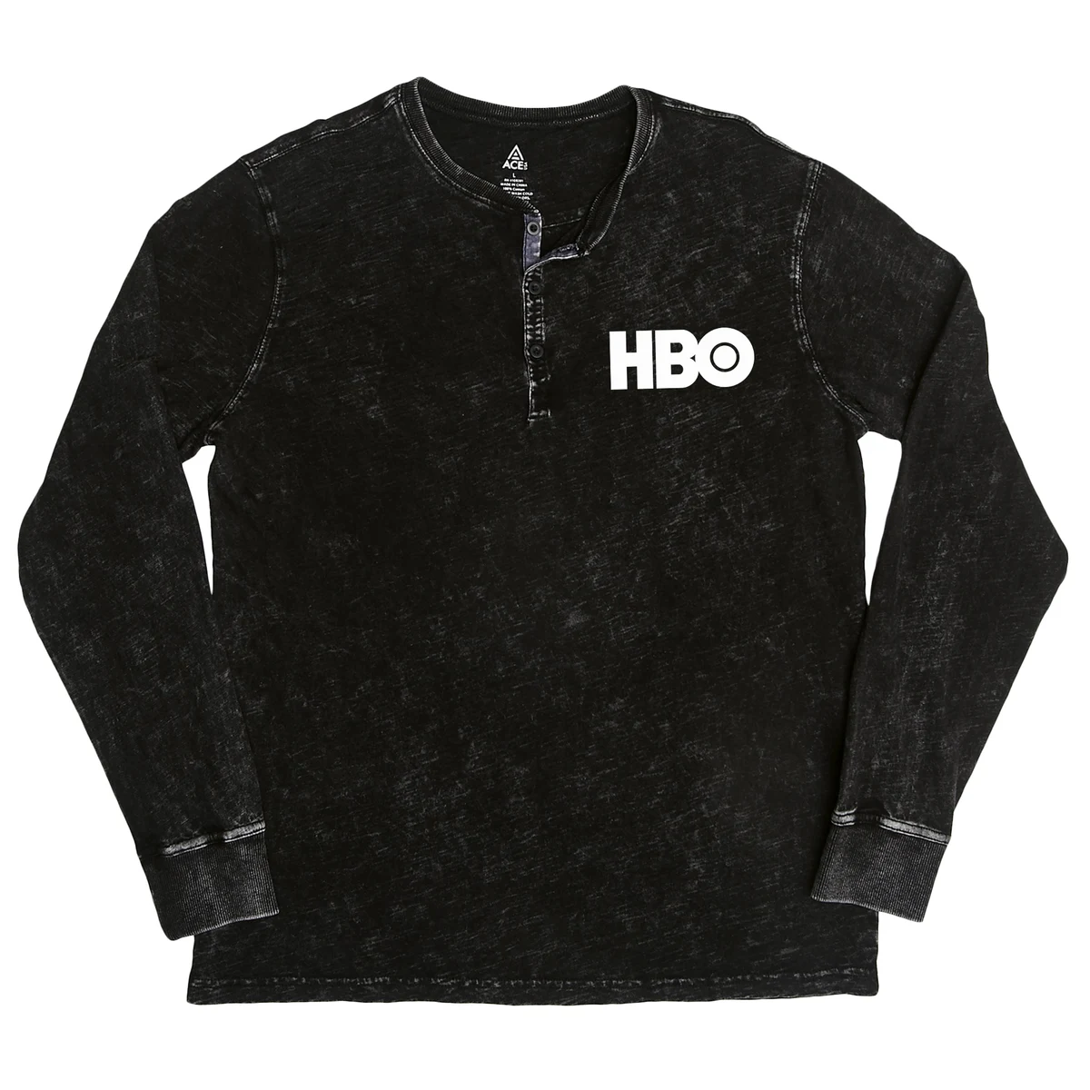 ACE Indigo Henley Shirt 1