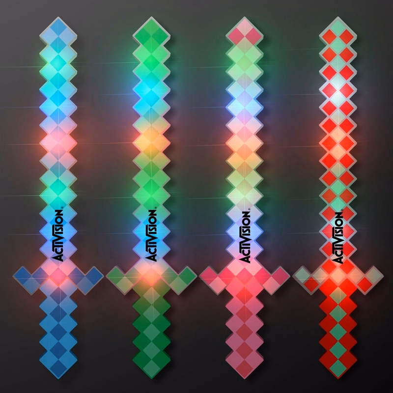 LED 8-Bit Pixel Sword