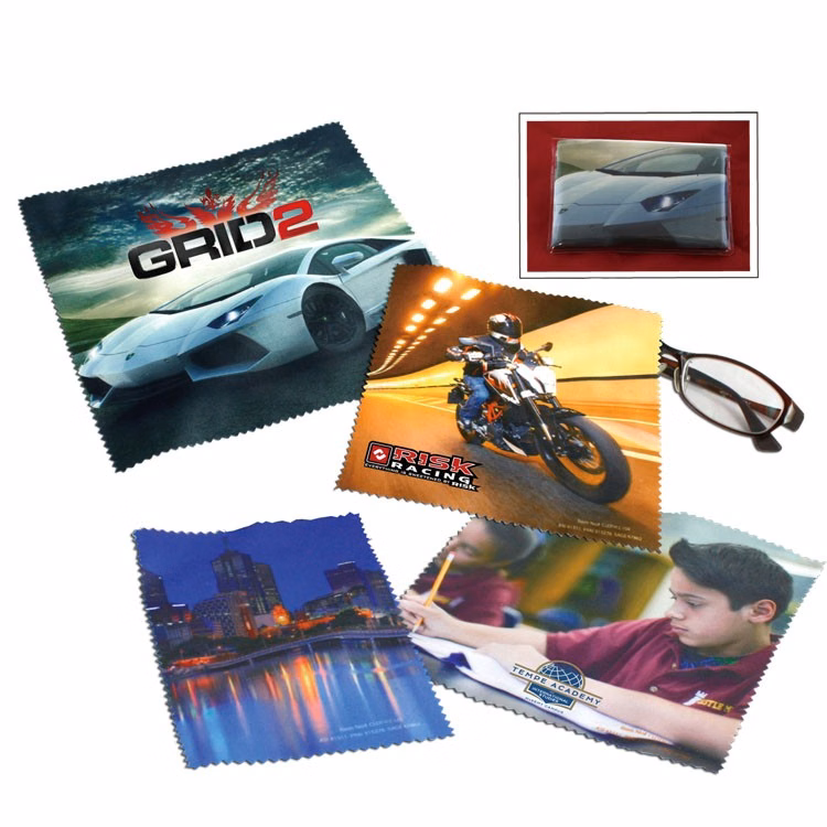 Free Shipping Full Color Cleaning Cloth- 4" x 6"
