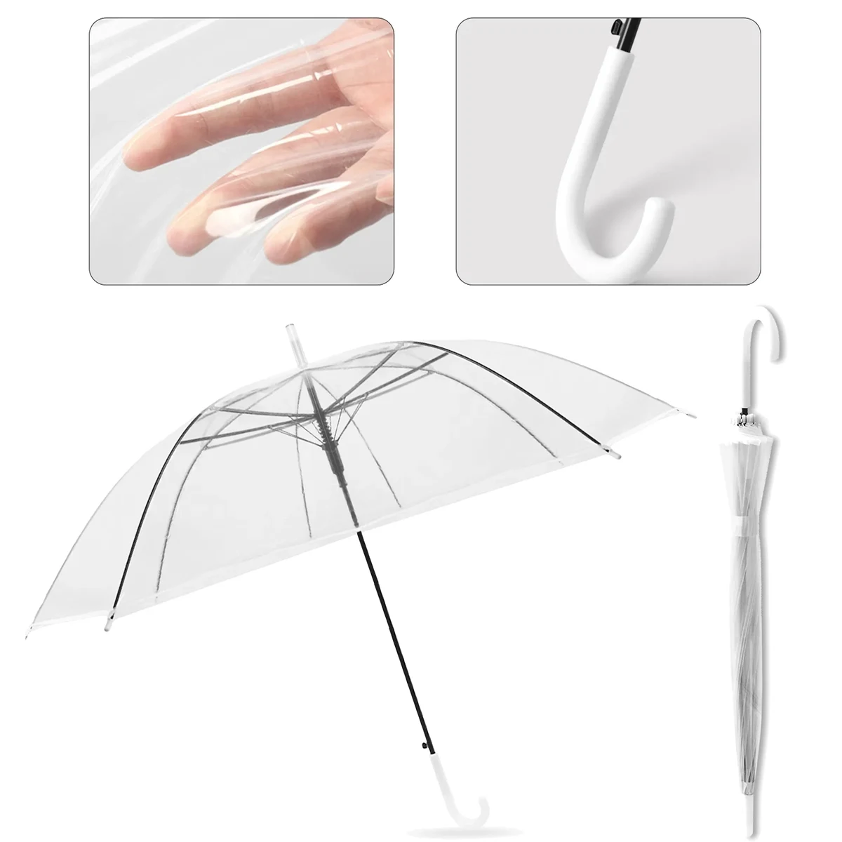 36.5 Arc Transparent Umbrella 1