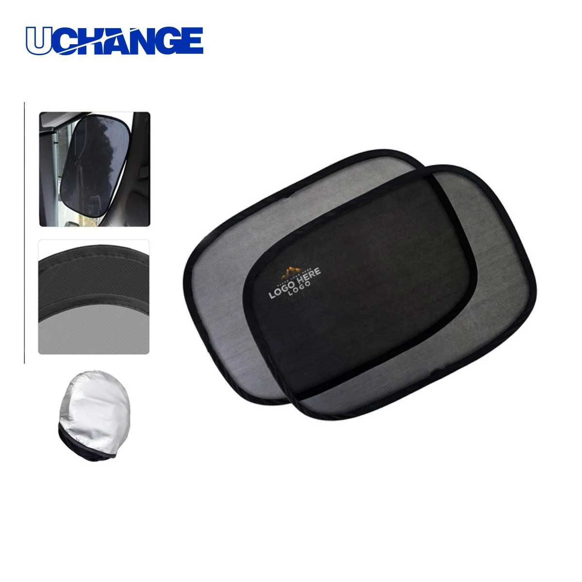 UV Protection Static Cling Car Sunshade Mesh 1