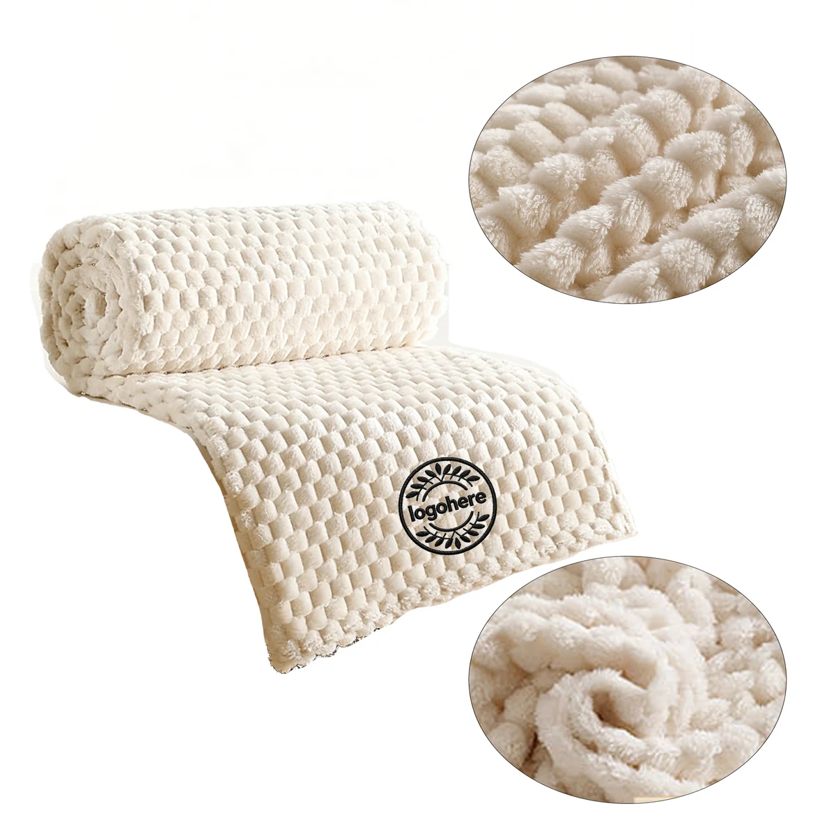 MOQ 20 Luxury Flannel Blanket 1