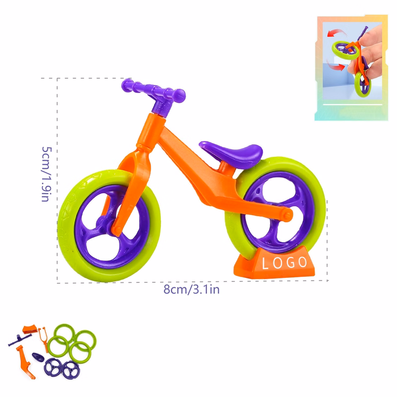 Bicycle Model Ornament Moped Diy Toy Knick - Knack Mini