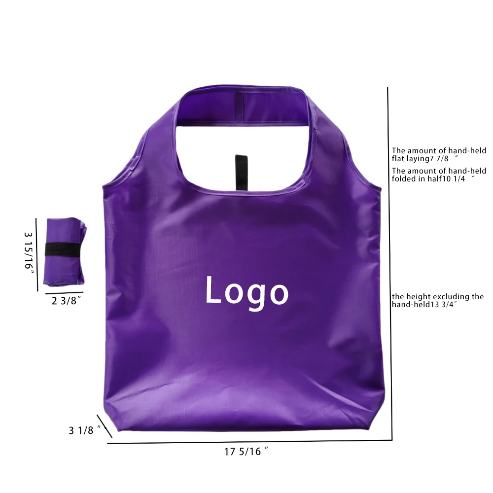 Oxford cloth hand-held eco-friendly loose and tight strapping folding storage bag 1