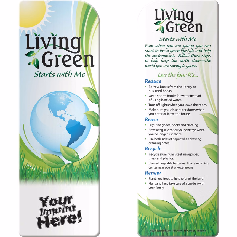 Bookmark - Living Green Starts with Me
