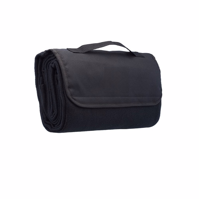 Roll Up Picnic Blanket with Easy Carry Handle 45" X 55"