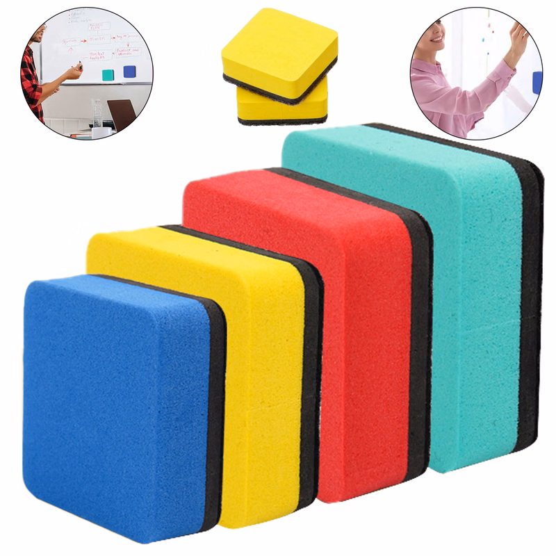 Washable and Reusable Magnetic Whiteboard Eraser