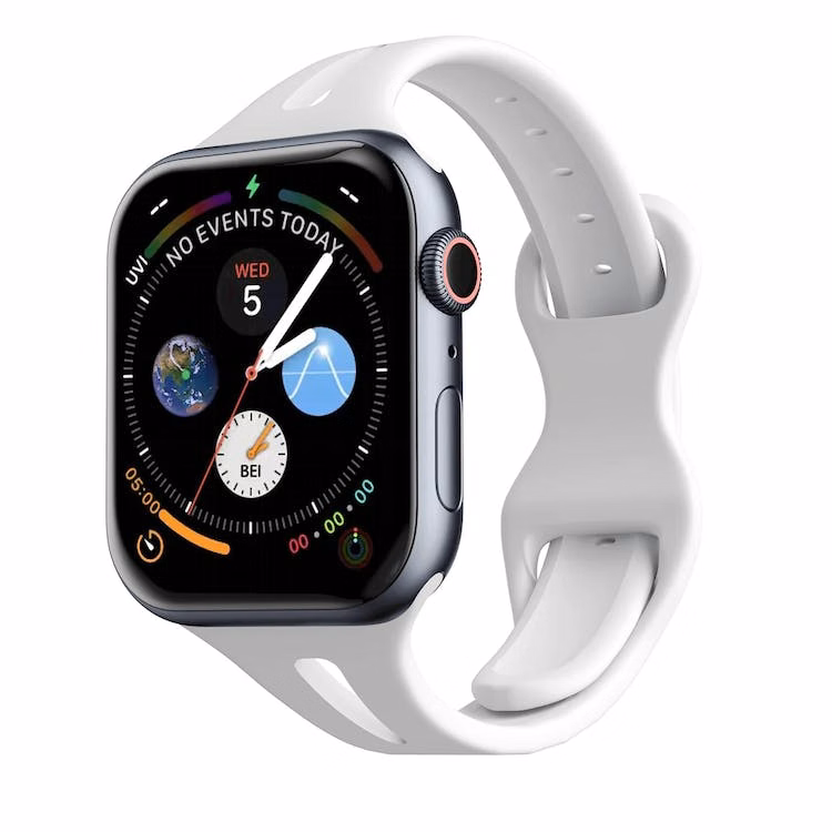 Apple Watch Sleek Silicone Bands - White 38mm/40mm/41mm