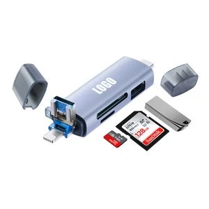 6 In 1 OTG USB 3.0 Memory Card Reader For iPhone 1