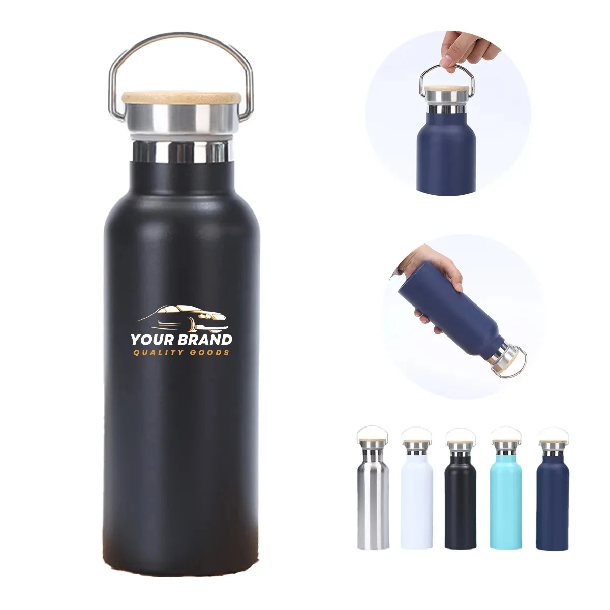 17OZ.Stainless Steel Insulated Water Bottle for Gym Travel 1