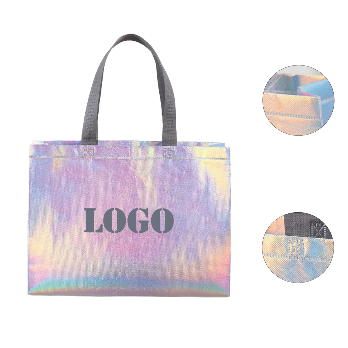 Laser Dazzle Laminating Grocery Bags 1