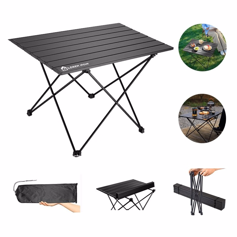 Compact Foldable Aluminum Outdoor Table
