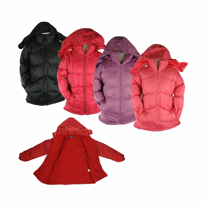 Girls' Fleece Lined Jacket - Assorted Colors 4-18