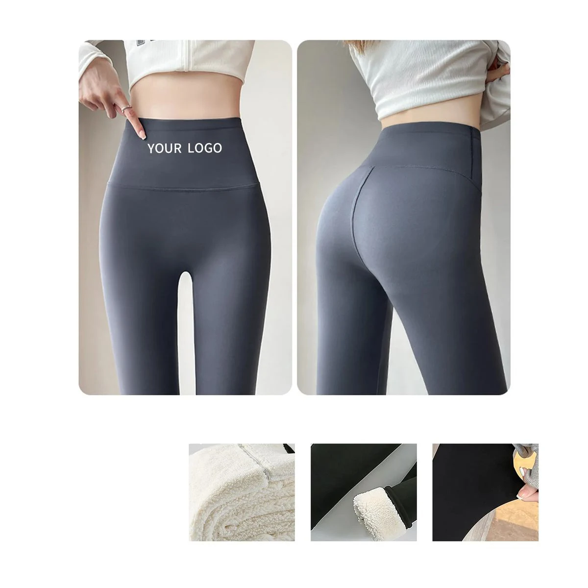 Fleece Lined Yoga Leggings for Winter Workouts 1