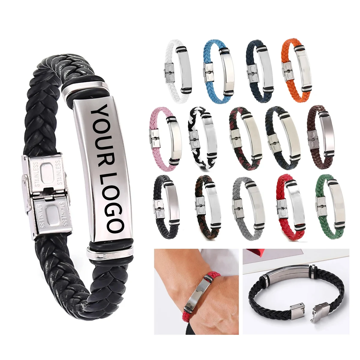 Woven Leather Bracelet 1
