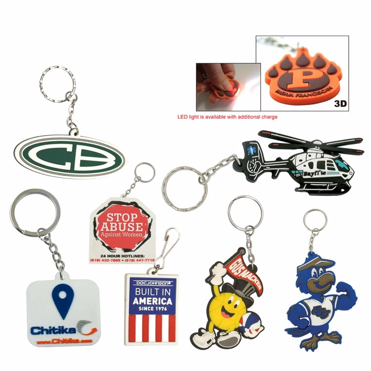 13 Square inch Custom PVC Key Tags (Key Chain, Keychain, Key chains)