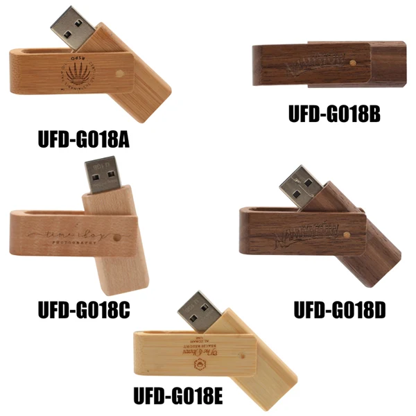 Eco-Friendly with Swing Out Cap Free USB Flash Drive 1