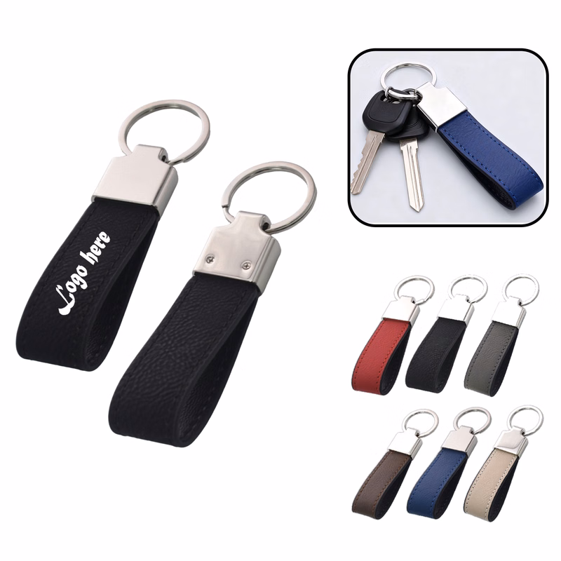 Custom PU Leather Keychain