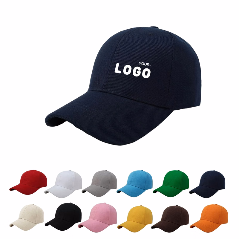MOQ 100pcs Unisex Adjustable Baseball Cap