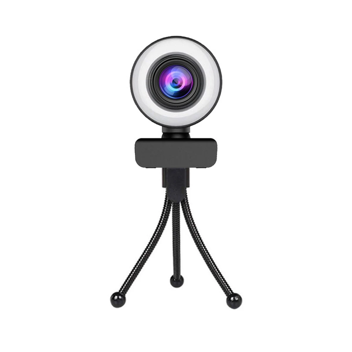 Microphone LED Ring Light Webcam 1