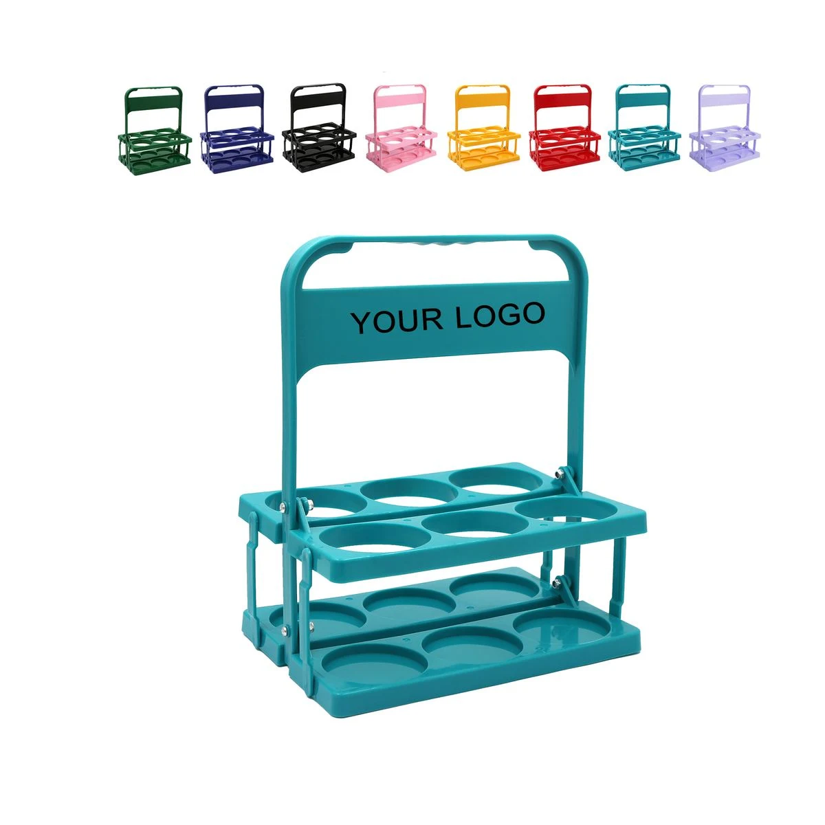 Portable Foldable Plastic Beer Carrier For Promotion 1