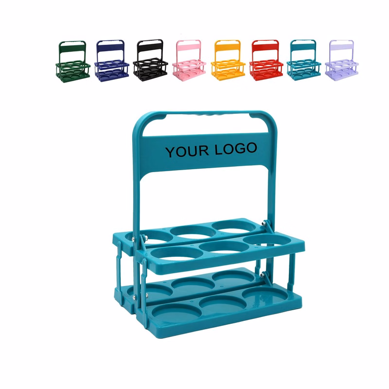 Portable Foldable Plastic Beer Carrier For Promotion