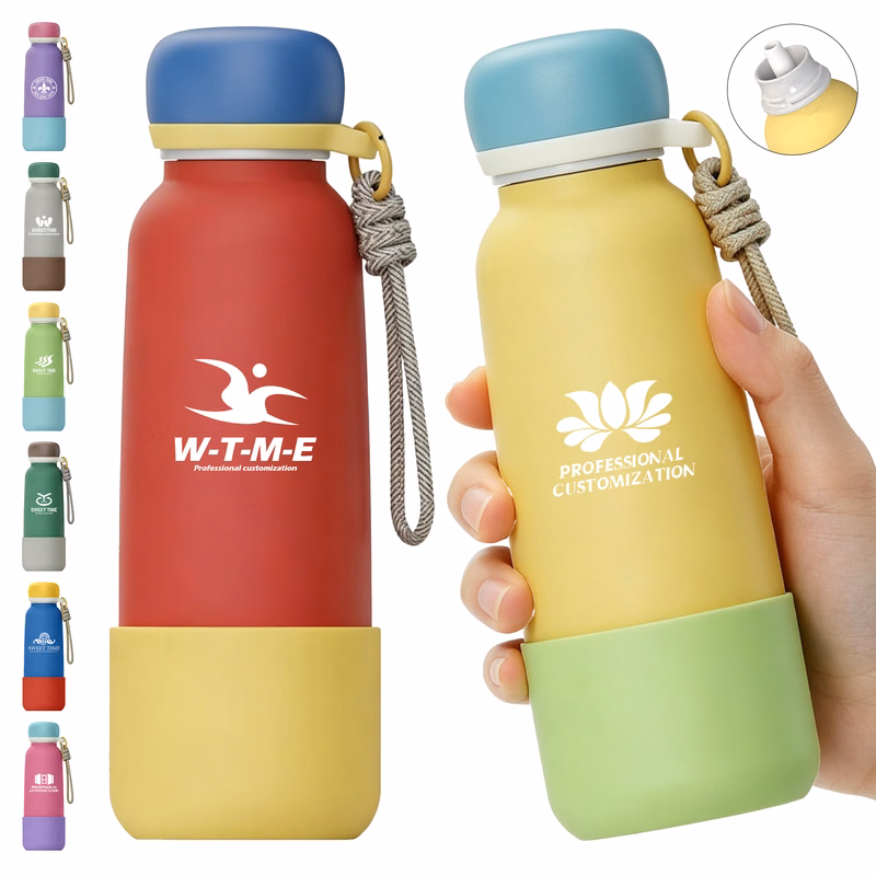 18oz Stainless Steel Portable Slim Mouth Bottle