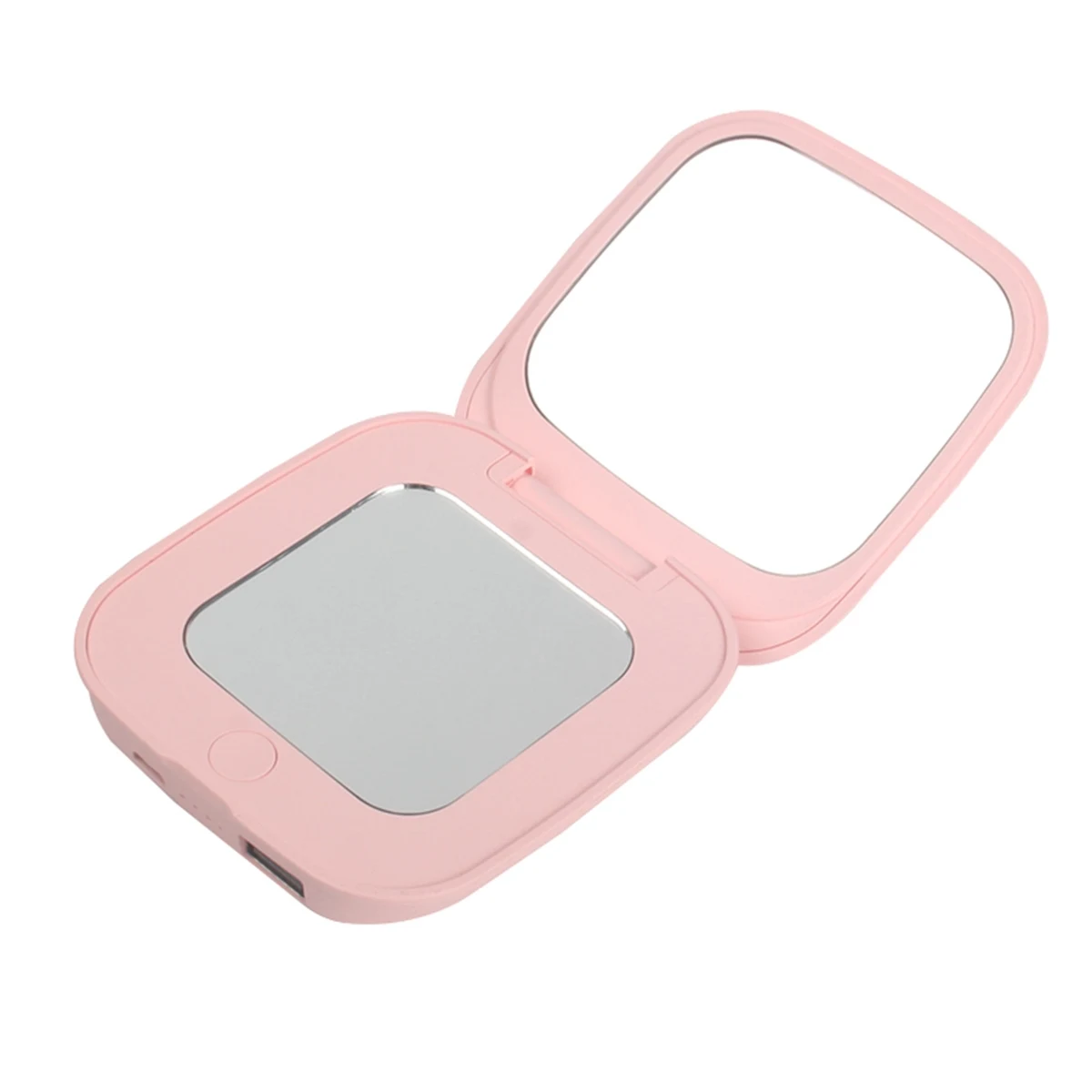 3000 mAh Square Shape Power Bank with Cosmetic Mirror 1