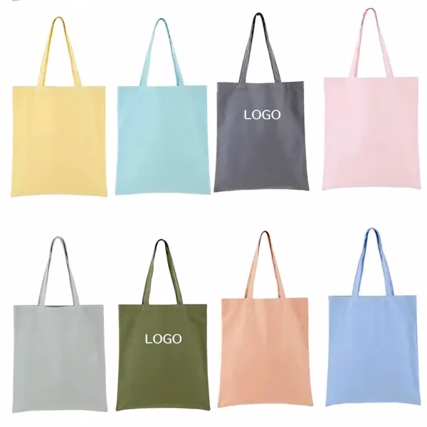 Reusable Cotton Canvas Tote Bag with Customizable