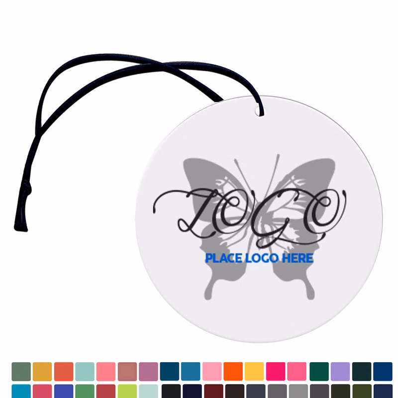 MOQ 50 Hanging Car Air Freshener with Clip and Fresh Fragrance