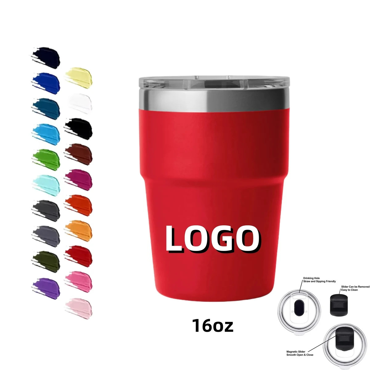 16oz 304 Stainless Steel Stackable Cup 1