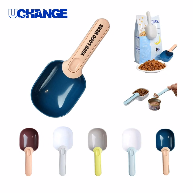 Pet Food Scoop with Clip