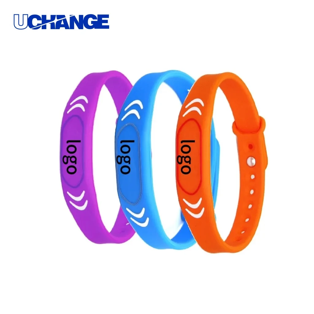 Smart NFC Silicone Wristband for Access Control 1