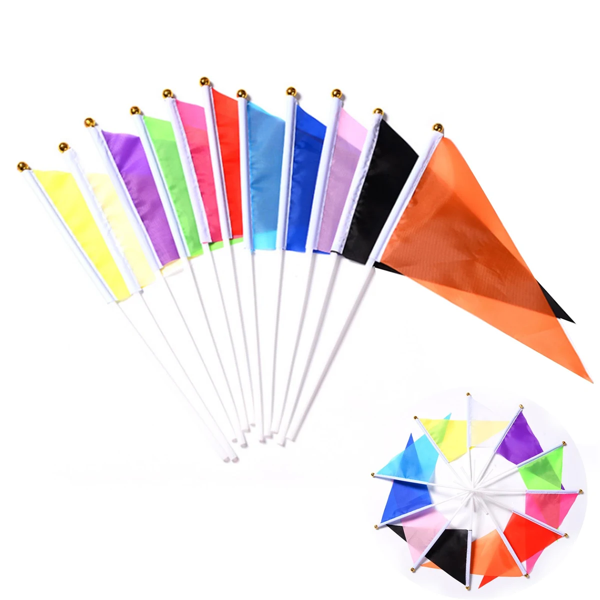 Pennants Flags With Flagpoles 1